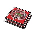 YouTheFan NFL Atlanta Falcons 3D StadiumView Coasters - Mercedes-Benz Stadium, One Size