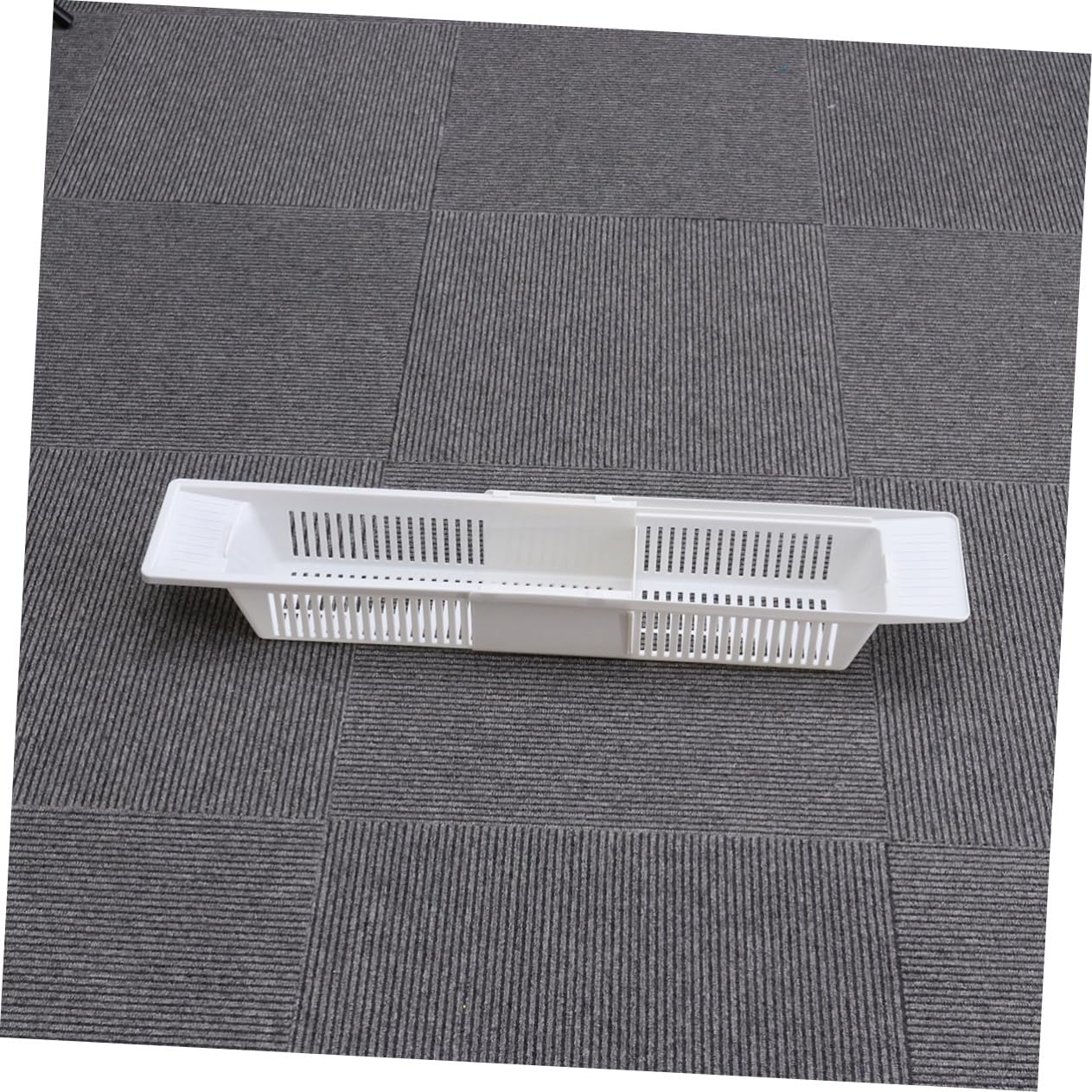 Vassoio Portaoggetti per Vasca da Bagno Retrattile 86cm Pp Bianco