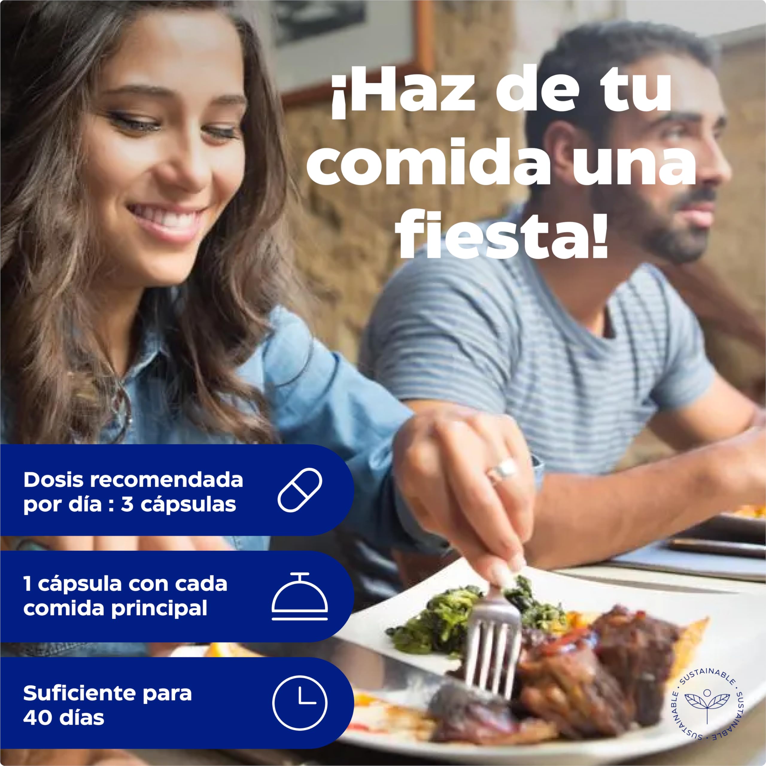 Enzymedica, Lypo Gold, Fórmula Enzimática, Reduce los Gases y la Hinchazón, Indicada para una dieta Keto, Mejora la Absorción de Nutrientes, Sin Gluten, Sin Lácteos, Vegano, 120 Cápsulas