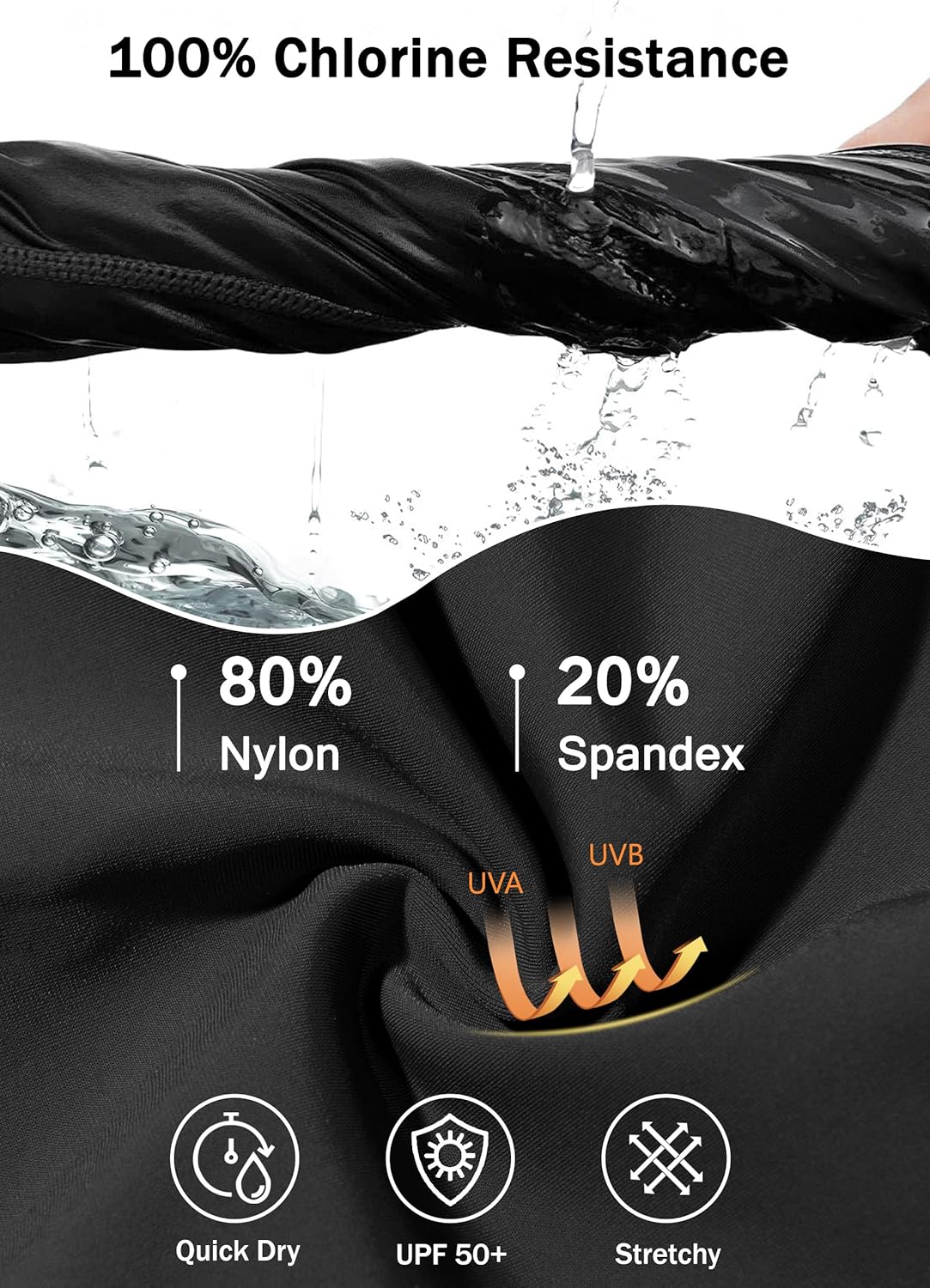 Boys Swim Jammers - Youth Competitive Swim Racing Team Swimming Shorts Swimsuit Trunks Bathing Suit Quick Dry UPF 50+ - Image 5