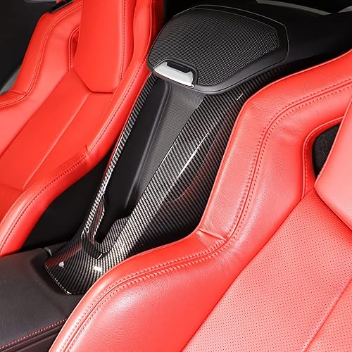 Miniatura 3 de CHEAYAR Funda de cargador de teléfono con patrón de fibra de carbono compatible con Chevrolet Corvette C8 2020-2023, funda de carga inalámbrica para