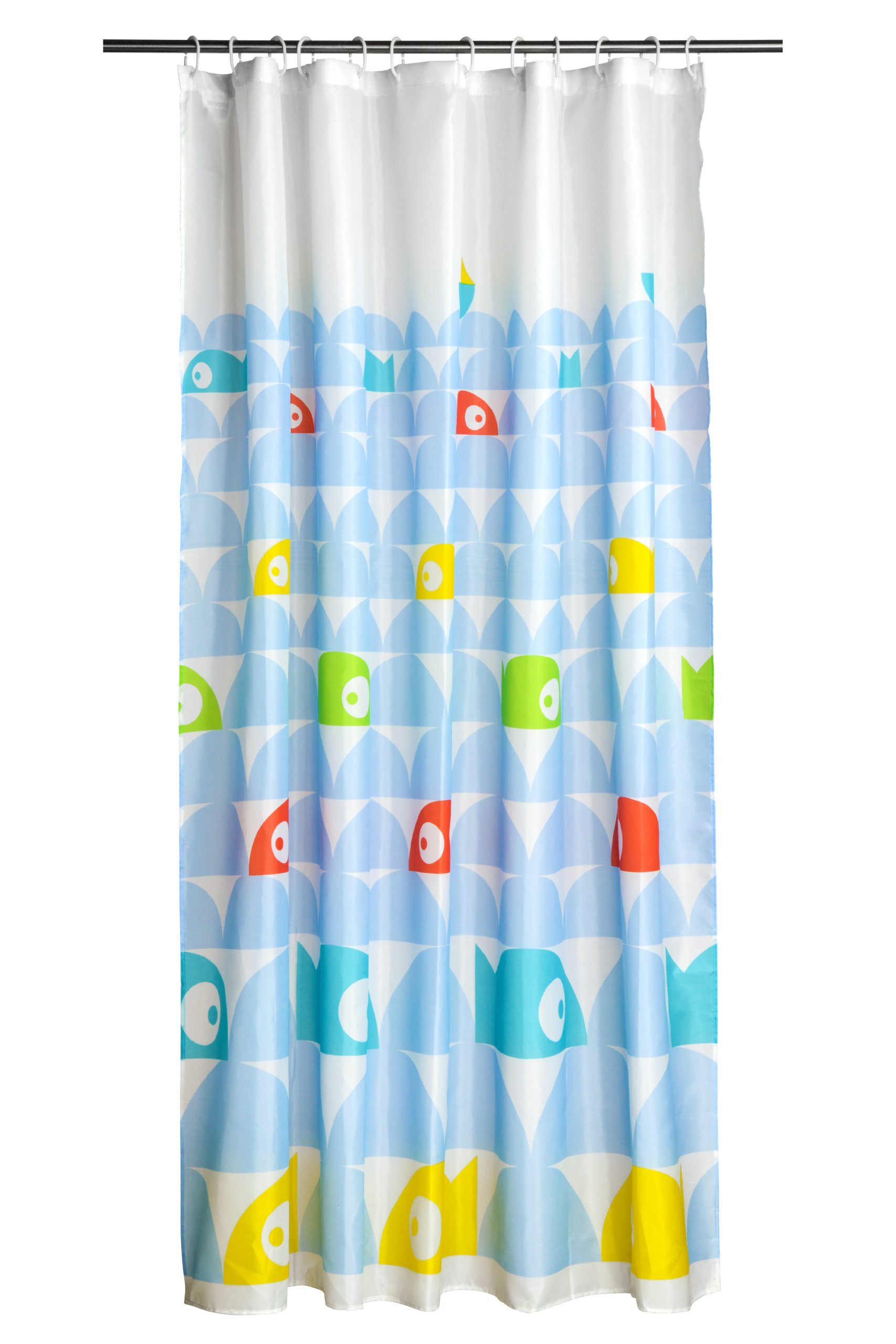 Premier Housewares Fish Design Polyester Shower Curtain