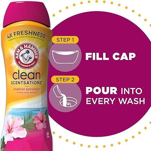 Miniatura 6 de Arm Hammer - Intensificador de aroma en lavado - aroma a paraíso tropical (Tropical Paradise), 37.8 onzas