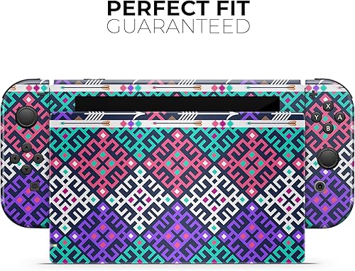 Miniatura 4 de Design Skinz - Compatible con Nintendo Switch OLED Console Bundle - Calcomanía protectora de vinilo extraíble resistente a los arañazos - Patrón