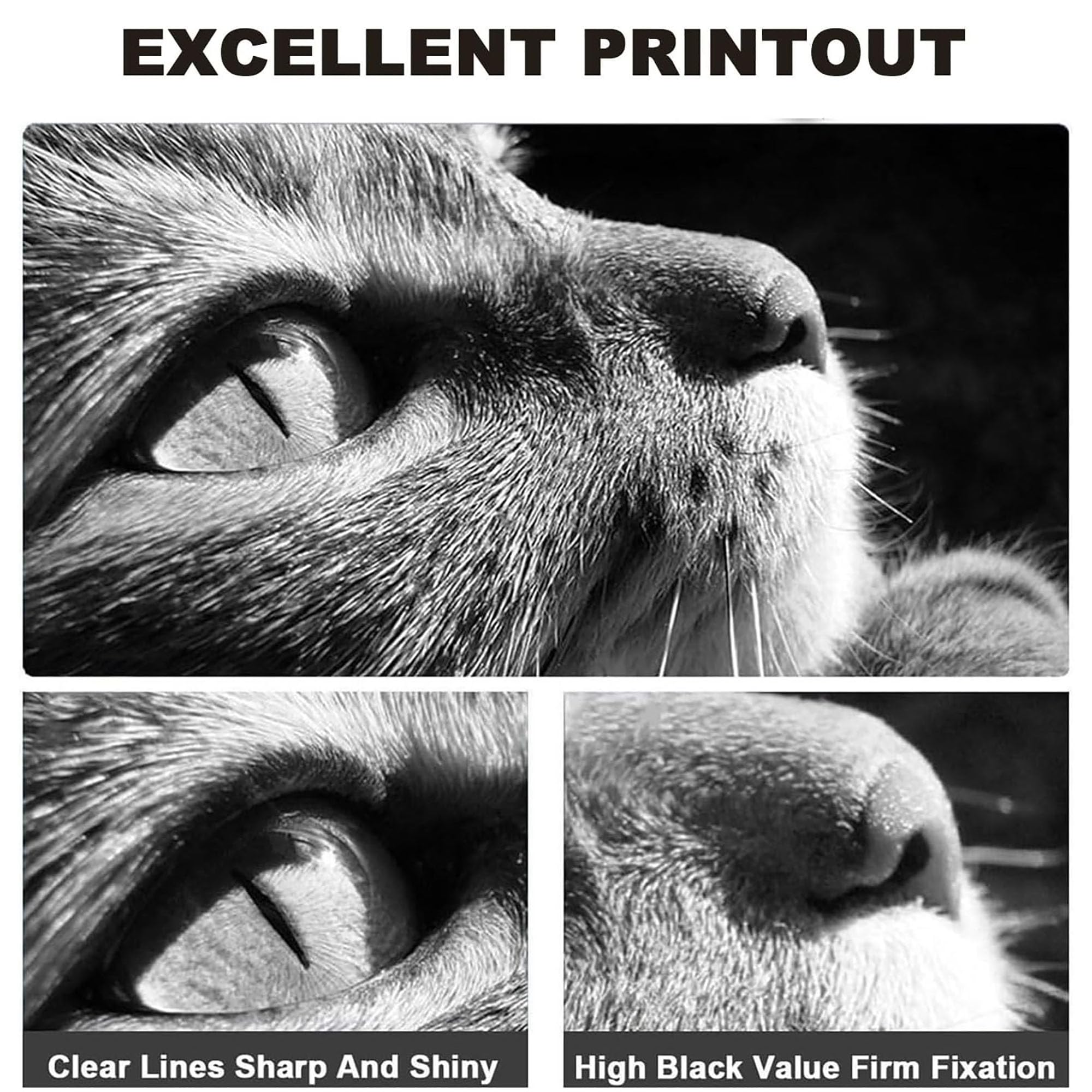 Set di Cartucce Toner ad alta Capacità M28-M31, toner di ricambio compatibile con le stampanti multifunzione per HP Laserjet Pro M15w/15a/MFP M28w/M28a/M31w,Black-2pcs