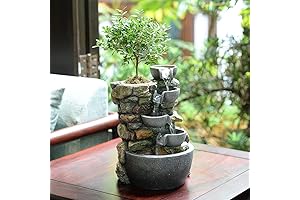 Tranquil Retreat: Porch Fountain for Serene Ambiance