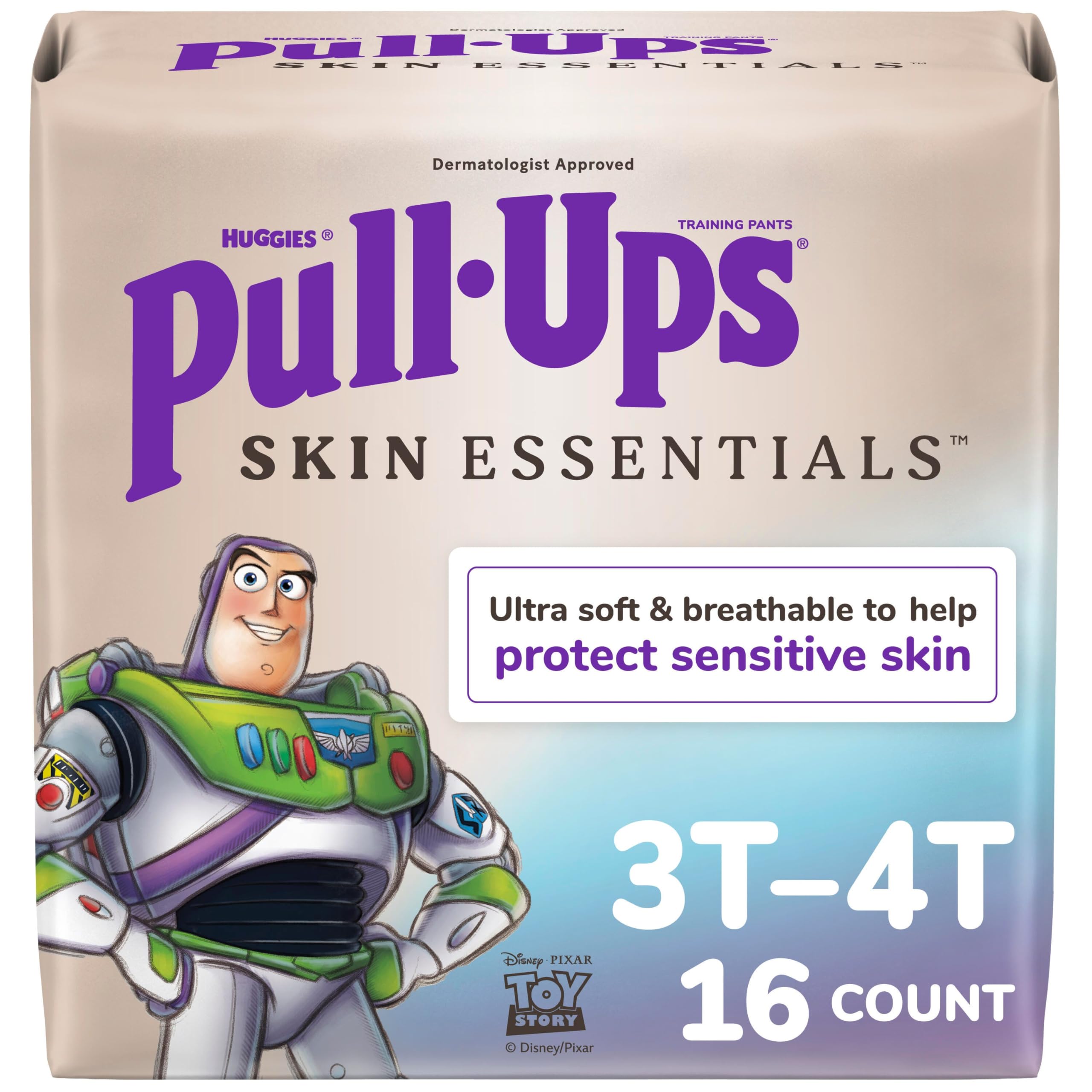 Pull-Ups Boys Skin Essentials Training Pants, 3T-4T, 16 Ct