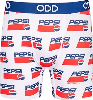 Odd Sox, Men's Novelty Boxer Briefs, Pepsi or Mt. Dew Soda, Fun Graphic Prints