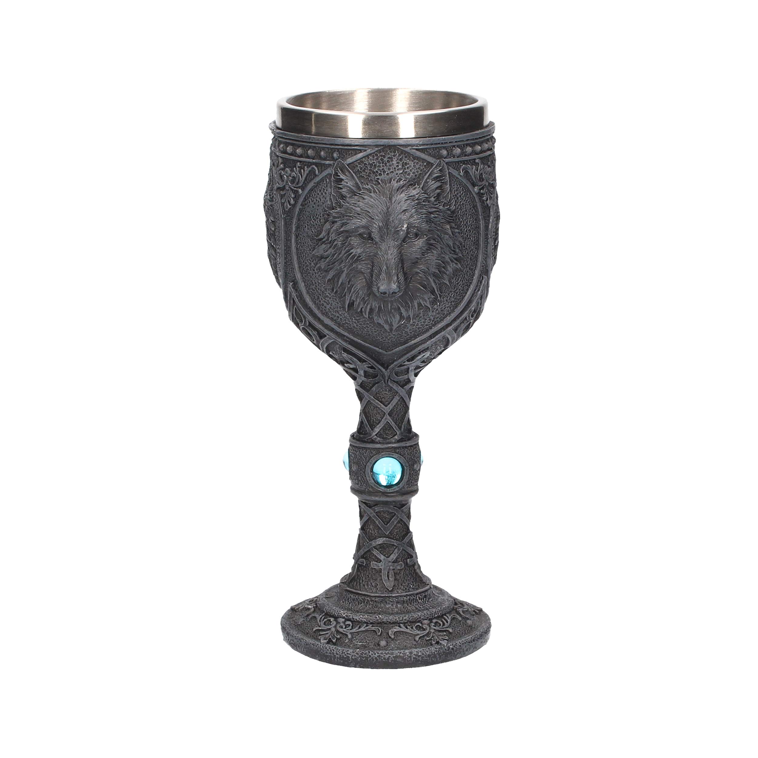 Nemesis Now U2501G6 Night Wolf Verre Noir 19.5 cm
