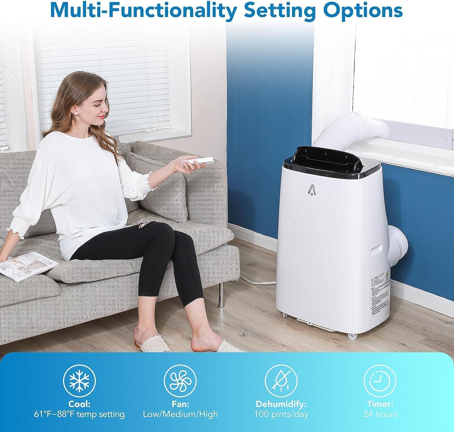 LittleAntiqueGarden‼️‼️エアコン Amazon.com: 15,000 BTU Portable Air Conditioner 3-IN-1