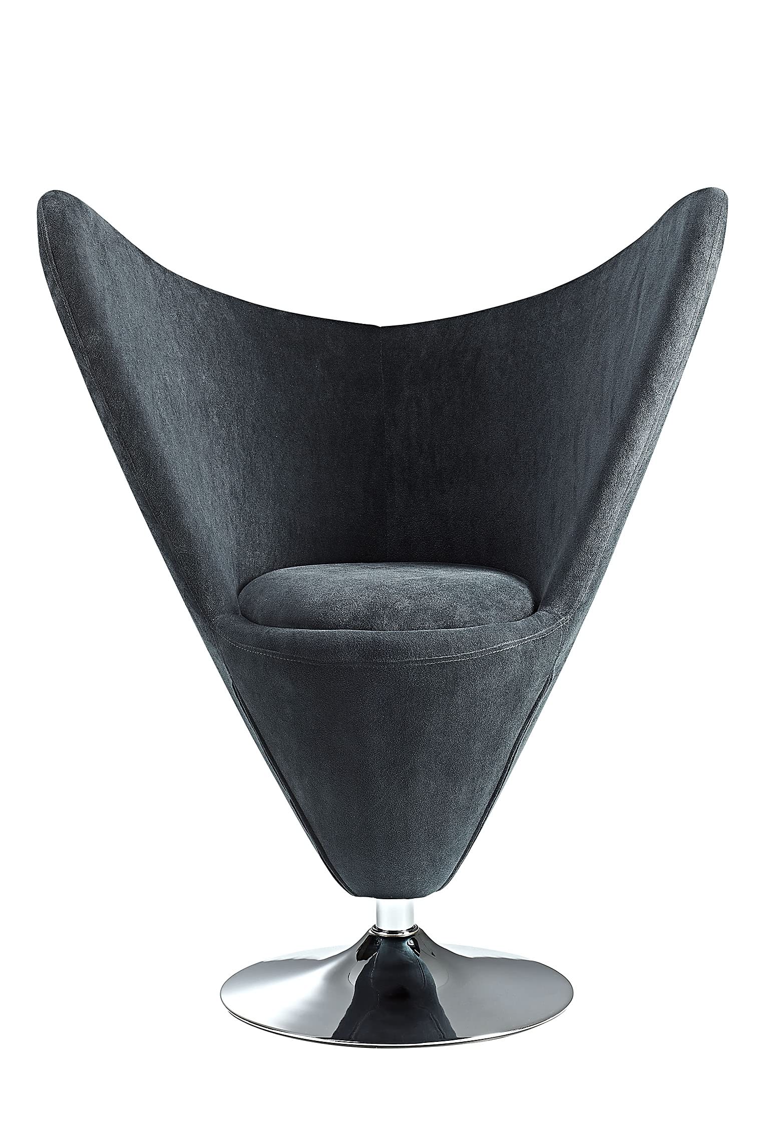 Bar Stools UK Lexus Funky krzesło obrotowe, czarne