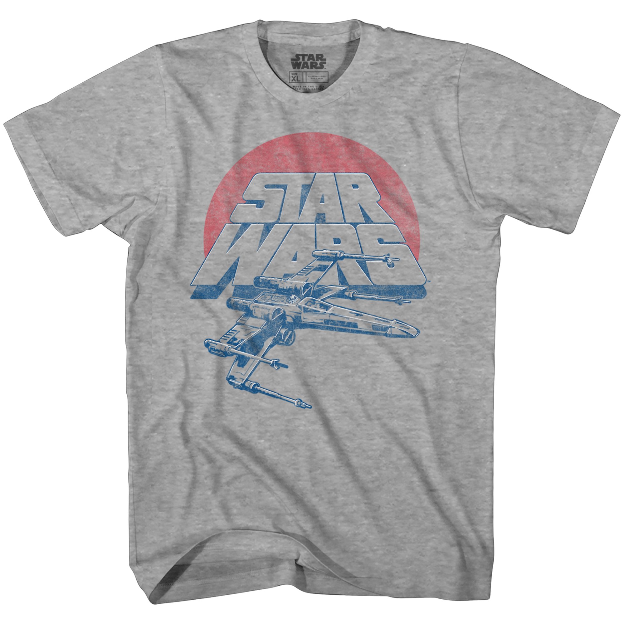 Star WarsVintage Inspired Classic Logo, X-Wing Fighter Boy's T-shirt
