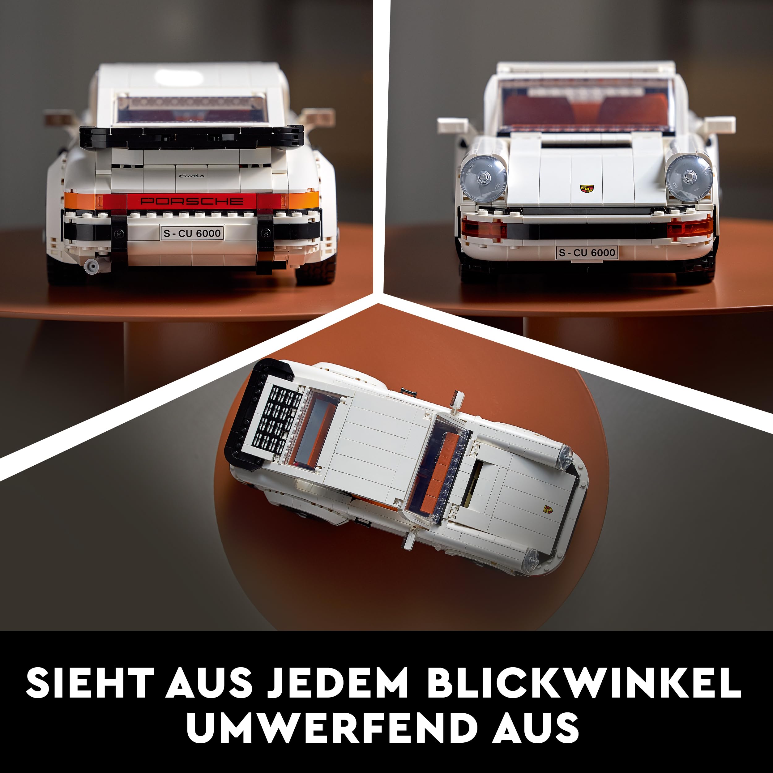 LEGO Icons Porsche 911 Modellauto für Erwachsene, Rennauto Modellbausatz zum Sammeln 10295