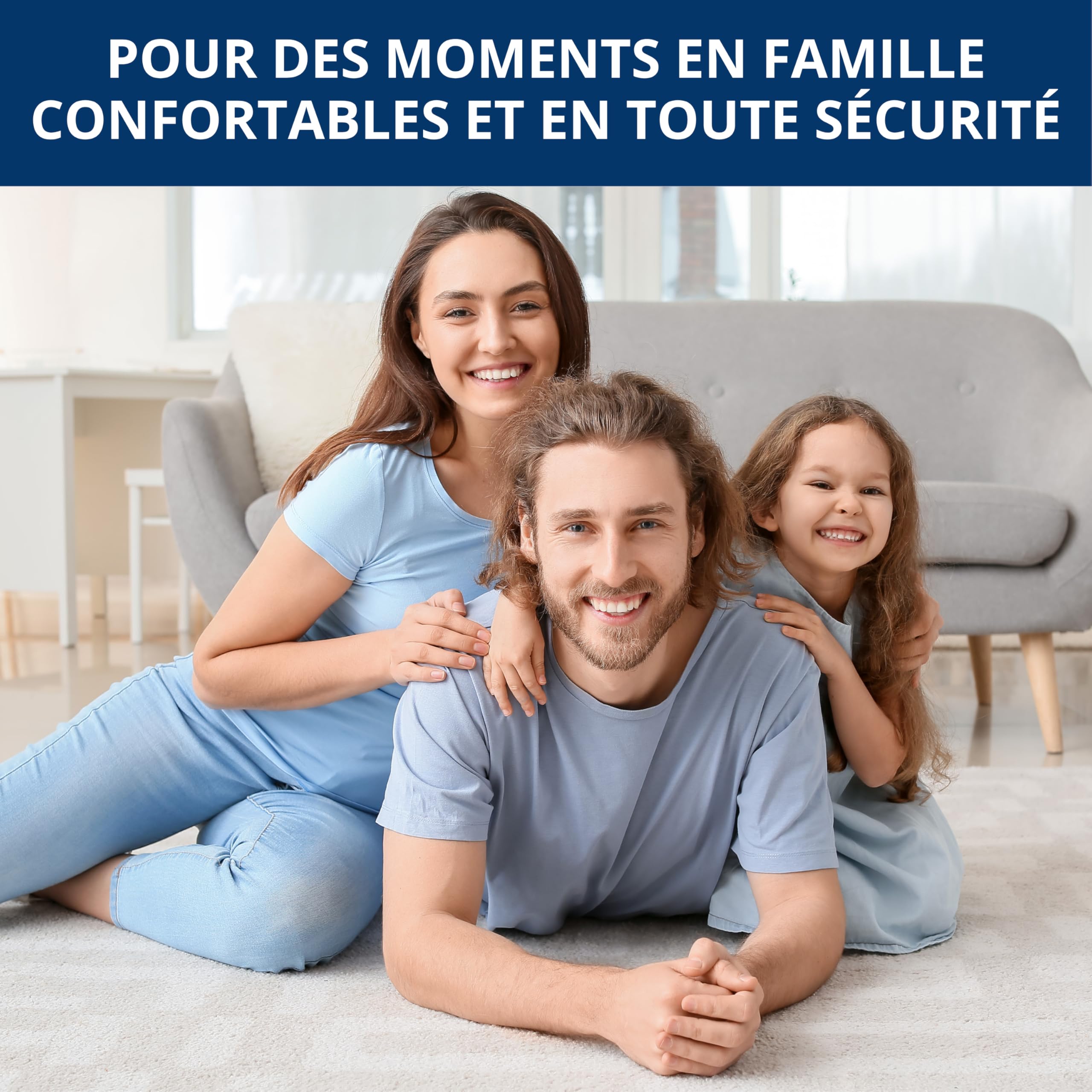 sous-Tapis Antidérapant – Maintien Extra Fort sans Colle | Anti Dérapant Tapis Découpable pour Parquet, Carrelage, Stratifié | Lavable & Réutilisable