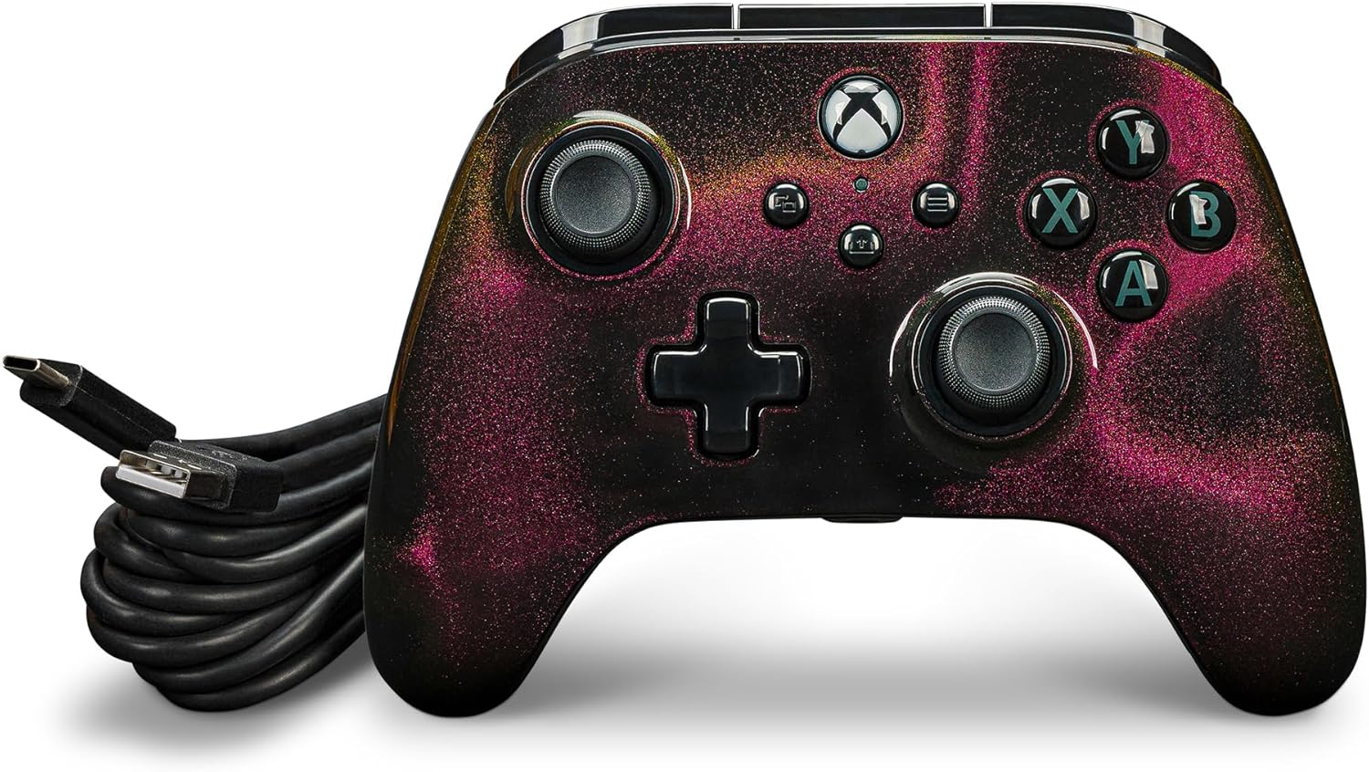PowerA Advantage Wired Controller for Xbox Series X|S - Sparkle, gamepad, wired video game controller, gaming controller, USB-C, Works with Xbox One, Officially Licensed for Xbox - Image 9