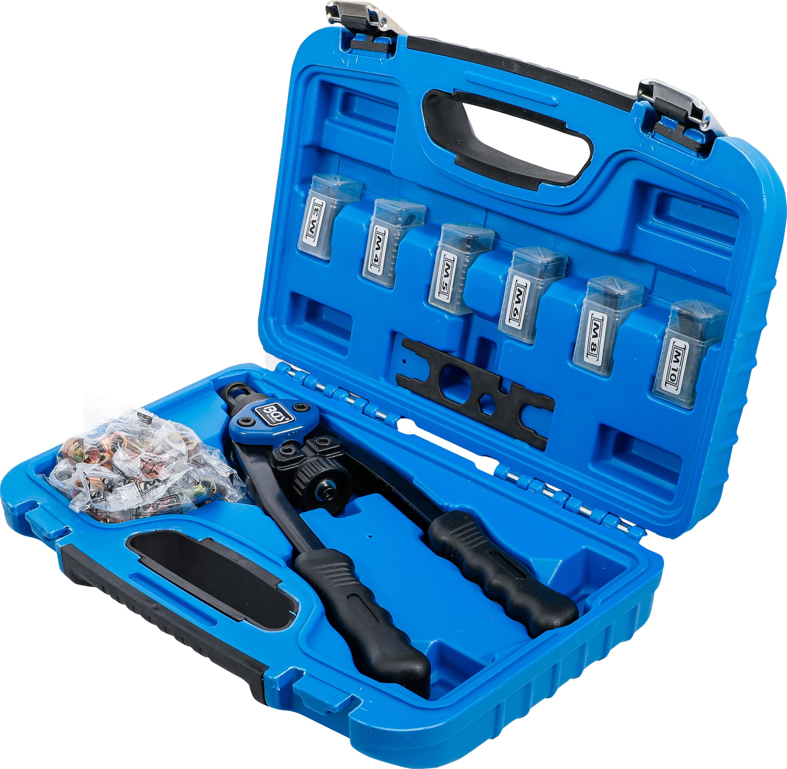 BGS 408 | Set rivettatrice per rivetti filettati | M3 - M10 | 68 pz.