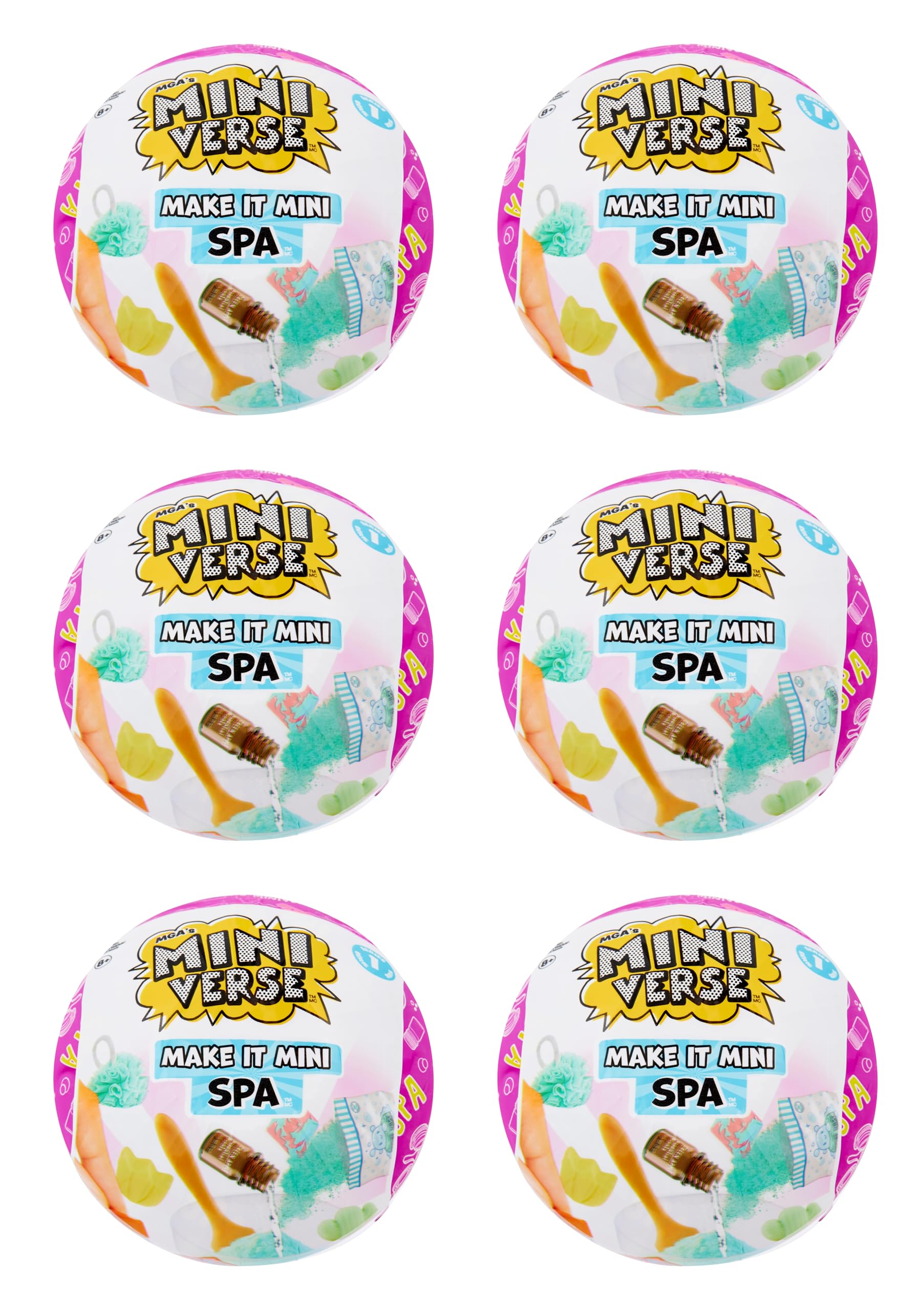 MGA's Miniverse Make It Mini Spa Series 1 - Mini Collectibles in Mystery Packaging - Functional DIY Spa Products - Non-Edible - for Teens, Adults, Collectors & Kids MGA's Miniverse Make It Mini Spa Series 1 - Mini Collectibles in Mystery Packaging - Functional DIY Spa Products - Non-Edible - for Teens, Adults, Collectors & Kids