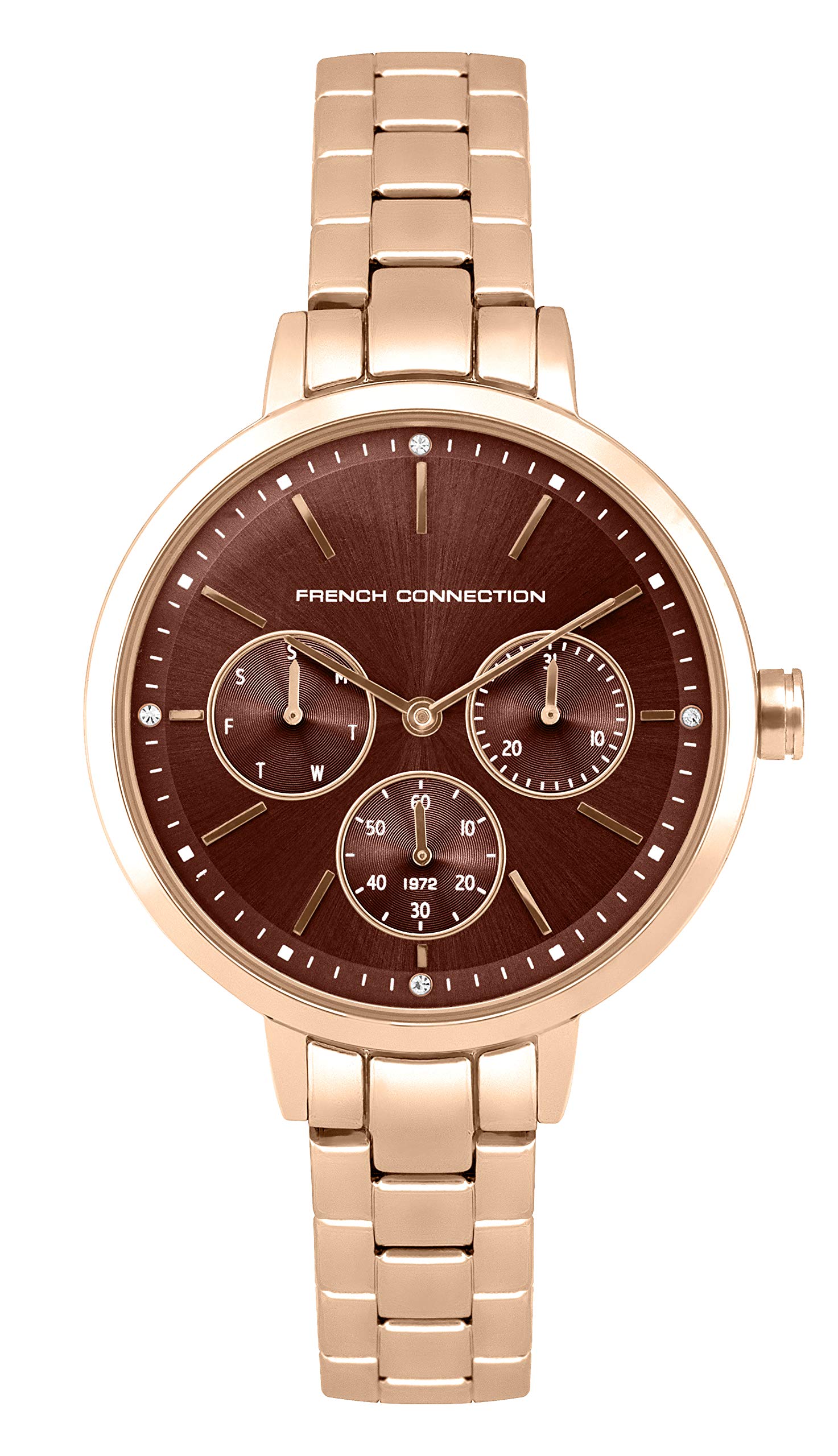 French Connection Stainless Steel Analog Brown Dial Womens Watch-Fc134Rgm, Band_Multicolor (B07YNW6R57) Amazon Price History, Amazon Price Tracker