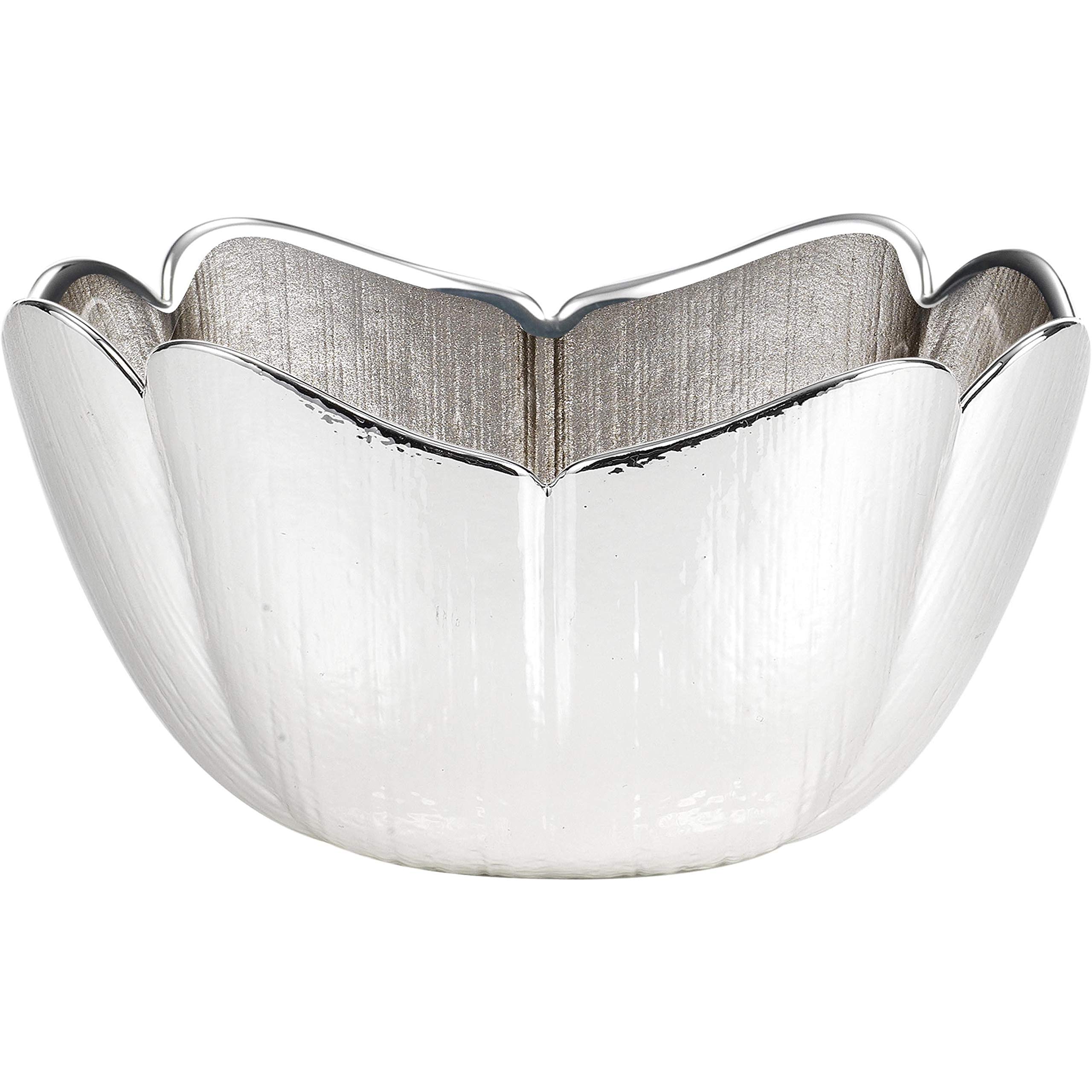 Argenesi coppa in vetro e argento 999 Tulipano sabbia 22cm h 10cm 1.753424