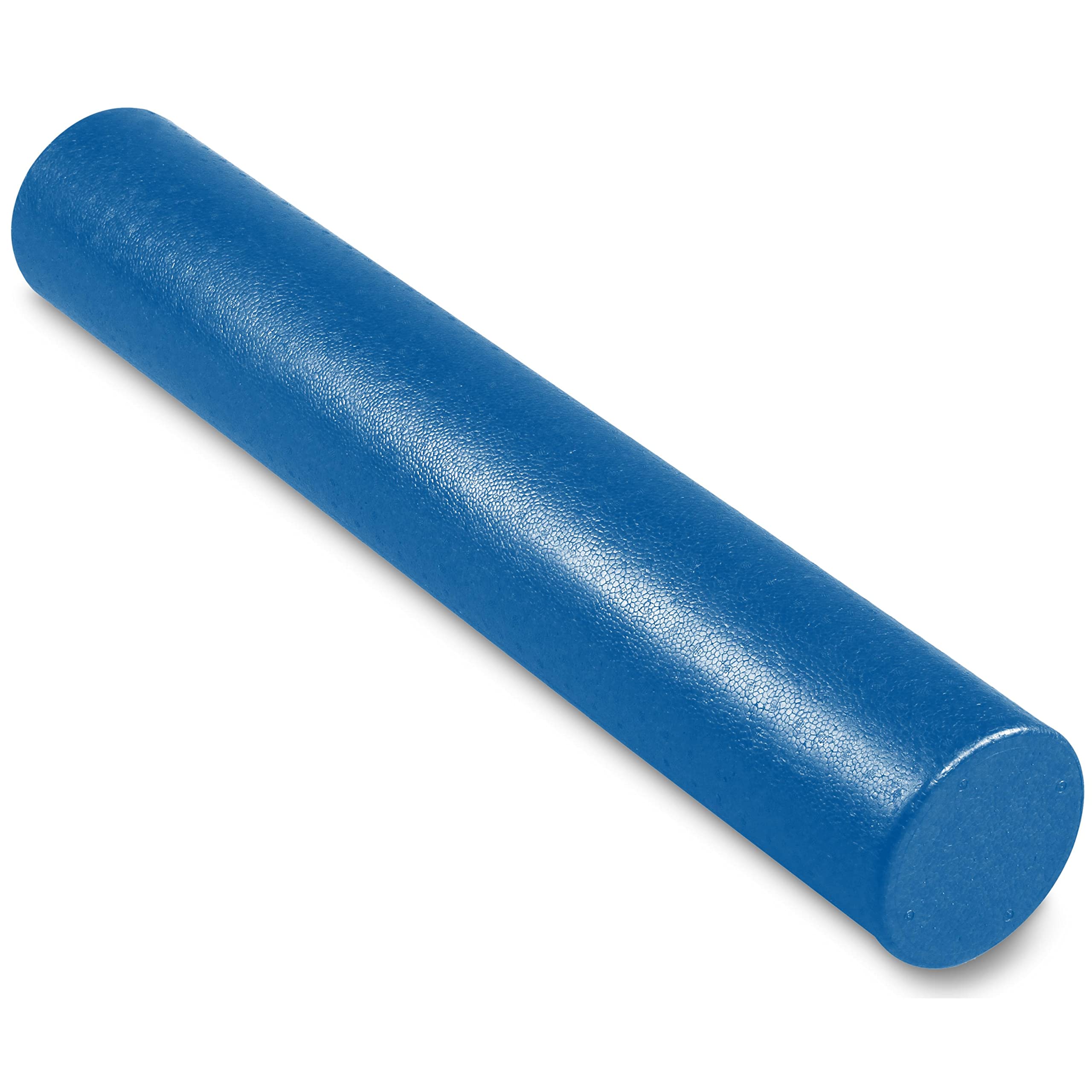 DRUNA Rodillo Rulo de Espuma Alta Densidad Redondo para Masajes Musculares Pilates Yoga High Density Foam Roller Fitness INDIGO 90 * 15 cm. Azul
