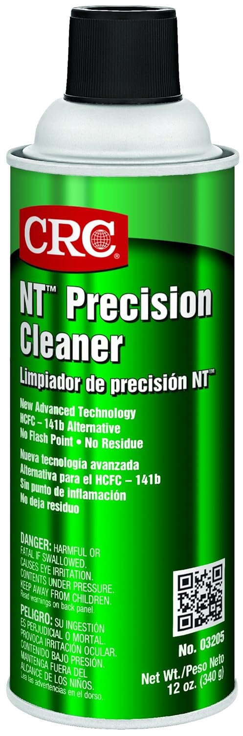 CRC-3205 NT Precision Cleaner, 12 oz Aerosol Can, Clear