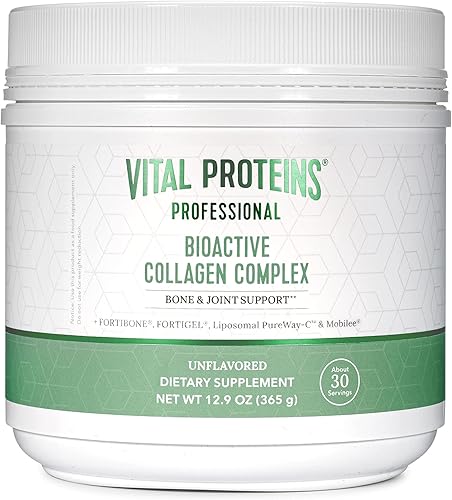 Vital Proteins Complejo de colágeno bioactivo profesional, soporte óseo y articulaciones, 12.9 onzas
