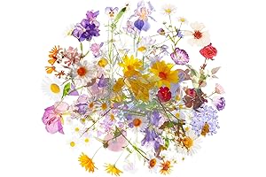 Artsy Style Flower Stickers Set