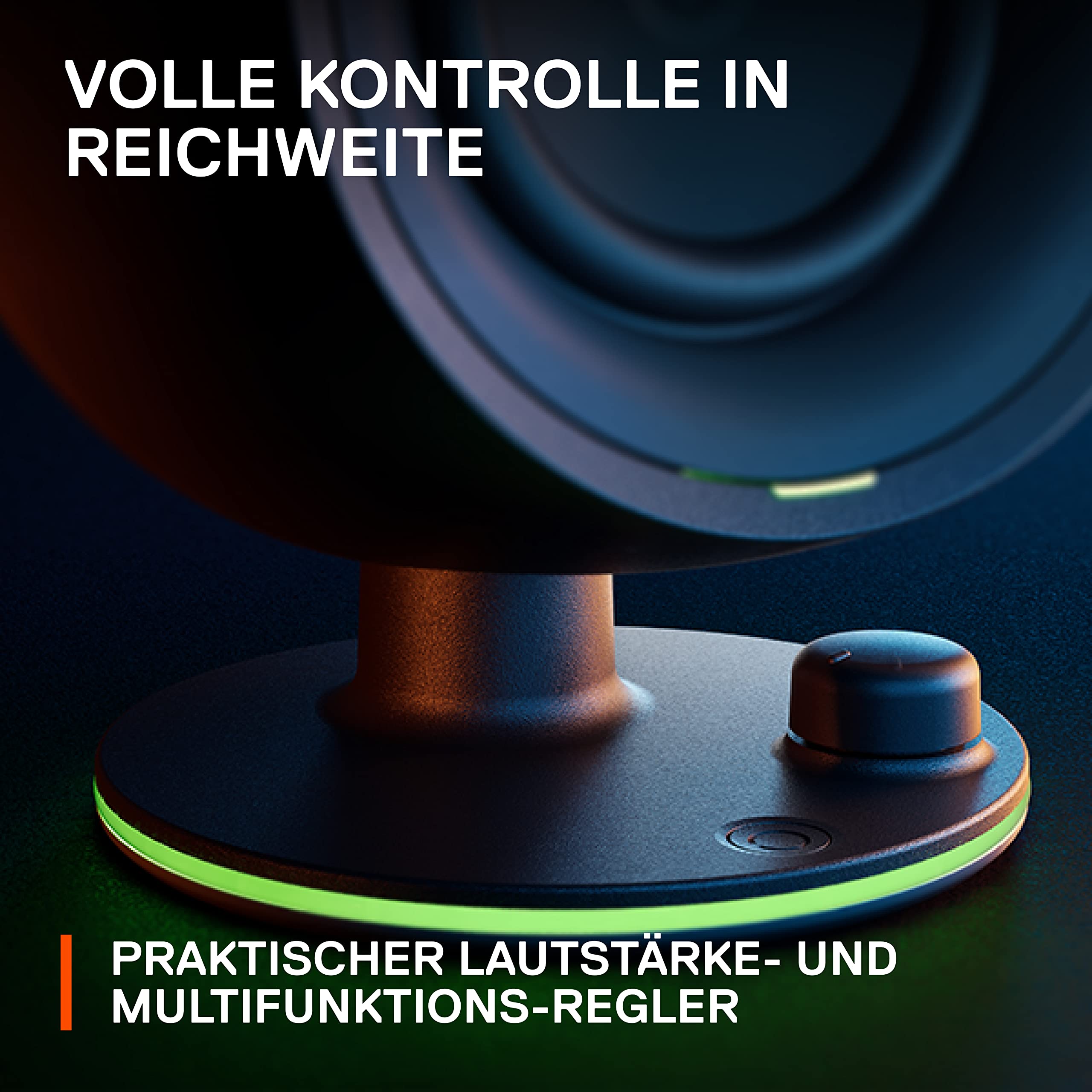SteelSeries Arena 7 2.1 Gaming Lautsprecher 2-Wege Subwoofer RGB USB Aux optisch Bluetooth PC PlayStation Mac Black