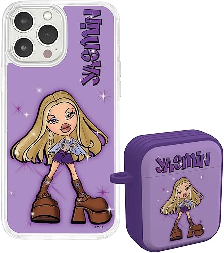 Miniatura 10 de Bratz Passion for Fashion - Funda para teléfono HD y auriculares compatible con iPhone 11 y AirPods Gen 1 y 2 (Yasmin)
