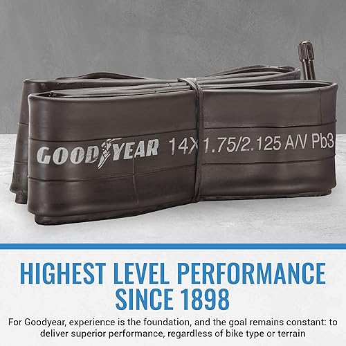 Miniatura 28 de Goodyear Tubo de bicicleta con caucho butílico - Tubos de bicicleta confiables para ciclismo premium