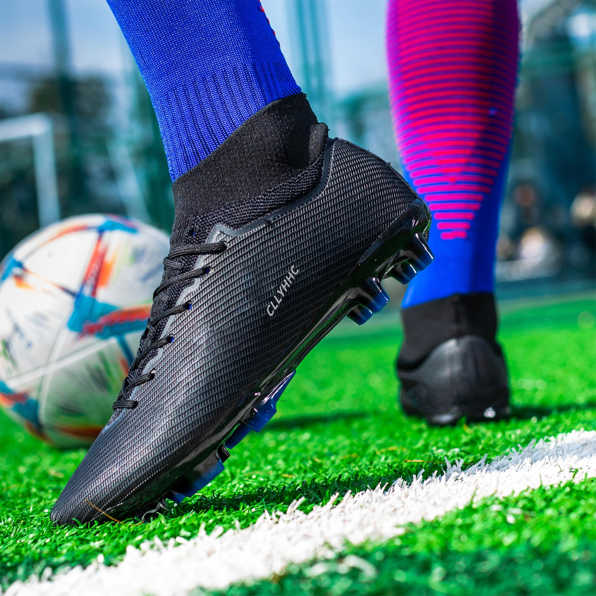 Men's Soccer Cleats Womens Indoor Shoes Unisex Baseball Turf Shoe Youth Rugby Adult Football Boots Wide AG FG TF Training Sneaker