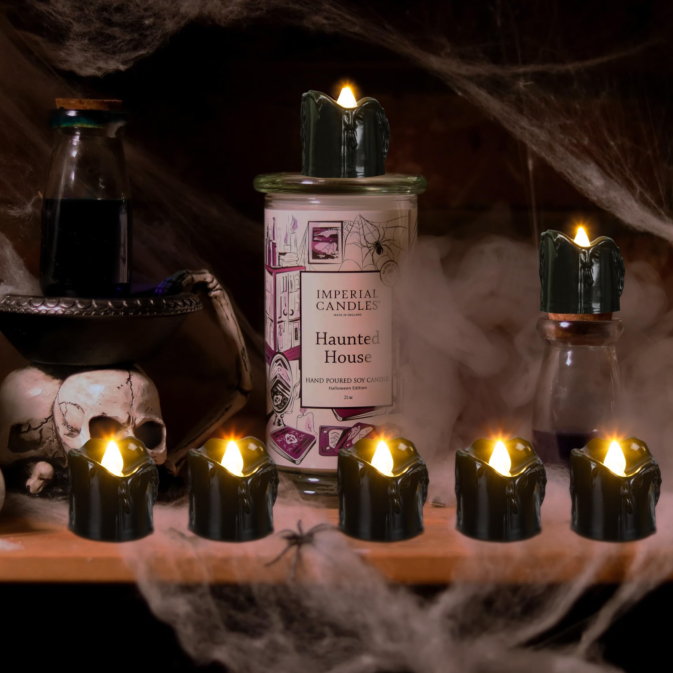 Allume Bougie SingTok Lot De 12 Bougies Chauffe-plat à Piles