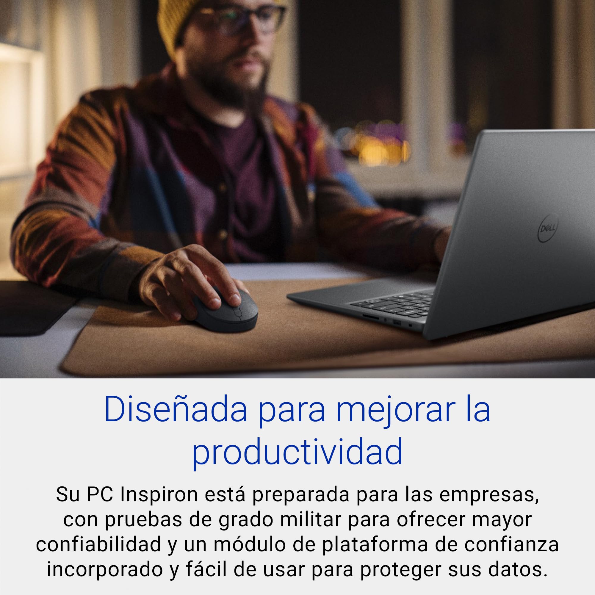 DELL 15 Portátil DC15250 – 15,6" FHD 120Hz, Intel Core i7-1355U, Gráficos Intel UHD, 16GB RAM, 512GB SSD, Webcam HD, Windows 11 Home, Teclado QWERTY Español, Color Negro — view 70