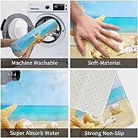 Vista 4 de Tapete de baño antideslizante con diseño de rifle militar, de microfibra, para temática de guerra, lanudo y absorbente, tapete de baño con temática