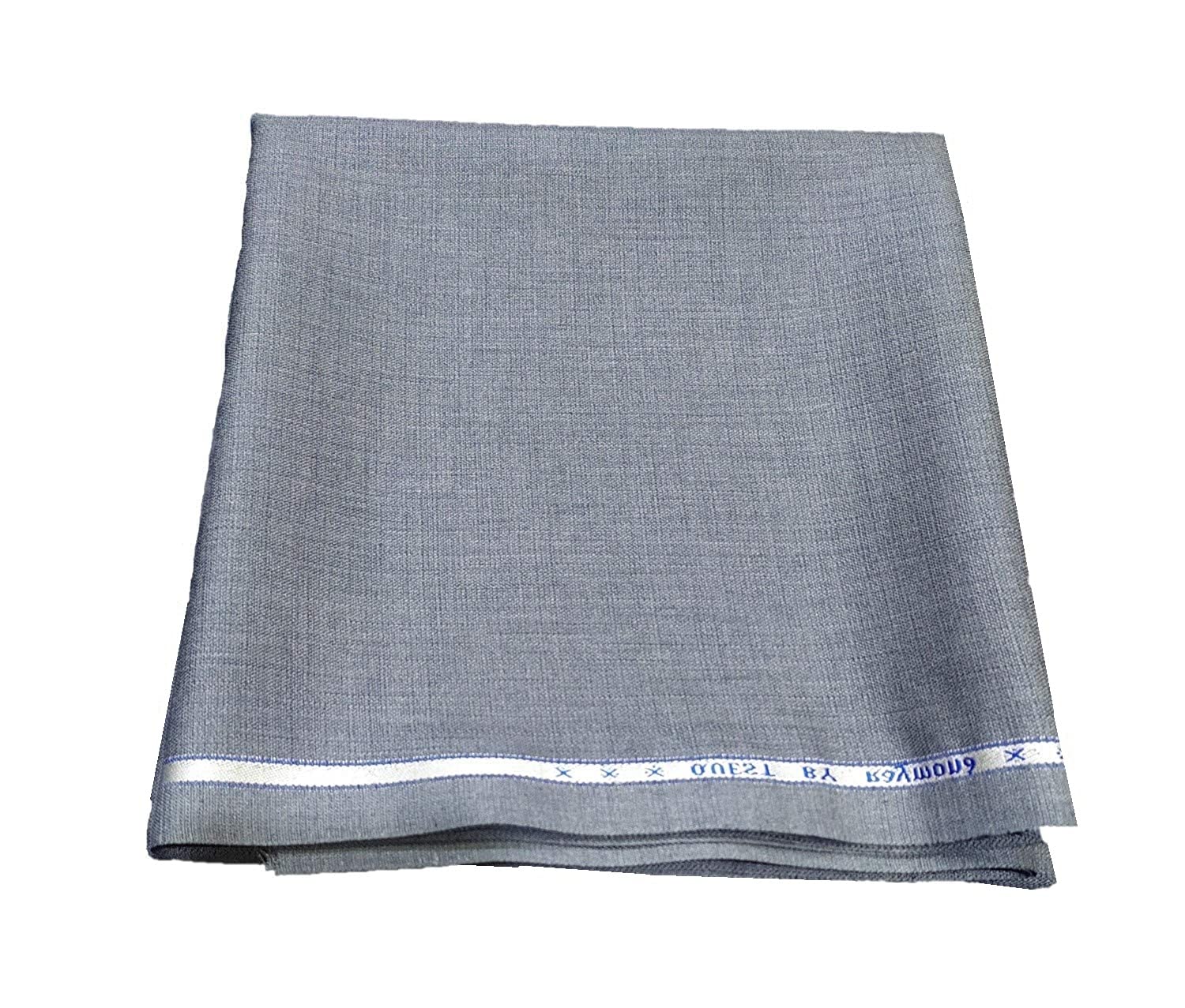 Men's Unstitched 3 m Suiting Fabric (Steel Grey, Free Size)