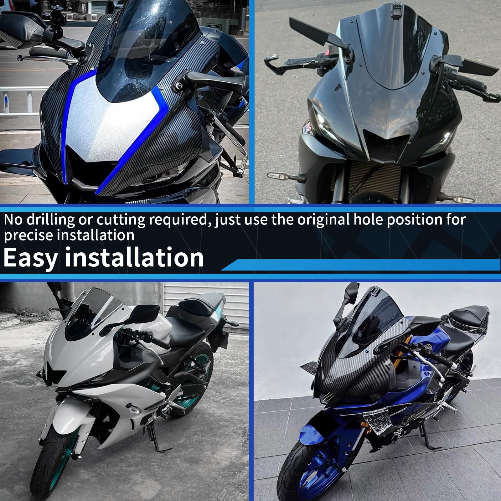 Amazon | GFARDMOTO Yamaha YZF R3 YZF R25 YZF-R3 YZF-R25 2019-2024 Amazon | GFARDMOTO Yamaha YZF R3 YZF R25 YZF-R3 YZF-R25 2019-2024
