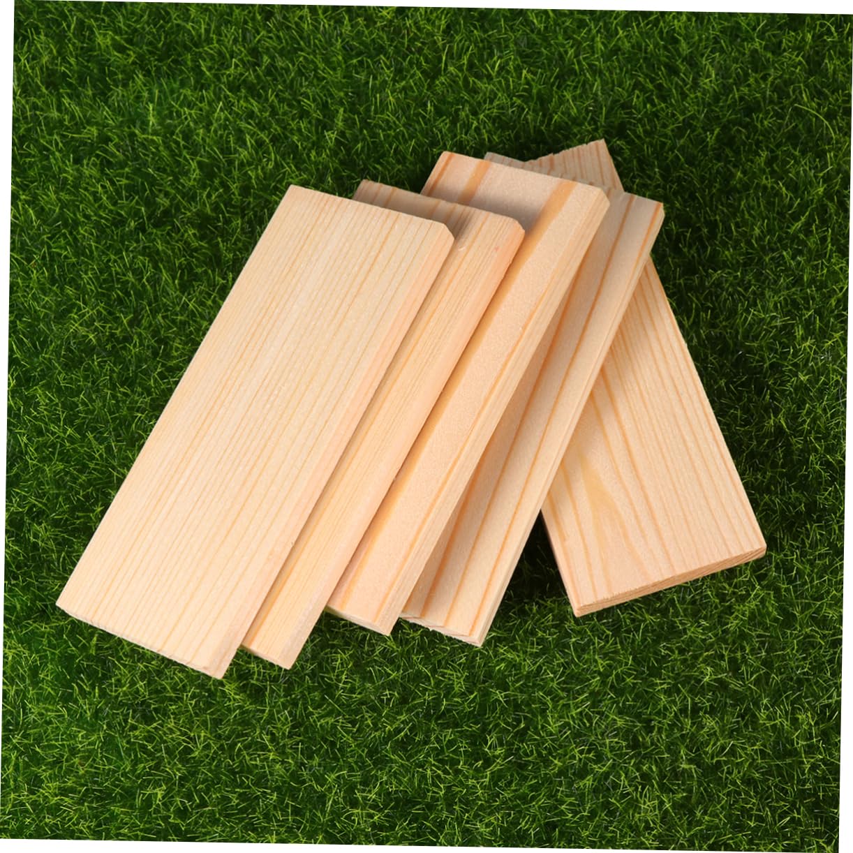 ARTIBETTER Lightweight Thin Pine Boards 20pcs Basswood Planks for Photography Photo Backdrop Props (4x10cm)