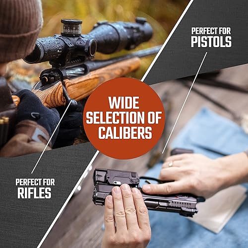 Miniatura 7 de Ultimate Rifle Build cuerda estilo serpiente para .223 5.56mm.229mm.38012 GA.30.308.44 Cal y más Cuerda limpiadora de armas compacta