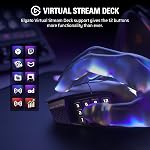 CORSAIR Scimitar Elite Wireless SE MMO PC Gaming Mouse – 33,000 DPI, 16 Programmable Buttons, Key Slider, Elgato Virtual Stream Deck, 1,000Hz Polling, Up to 150-Hour Battery – Gunmetal | 33,000 DPI, 16 programmable buttons, key cursor, Elgato Virtual