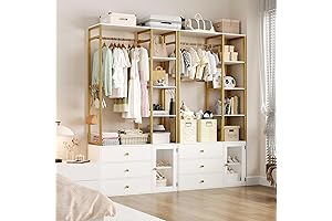 Open Concept Wardrobe Closet