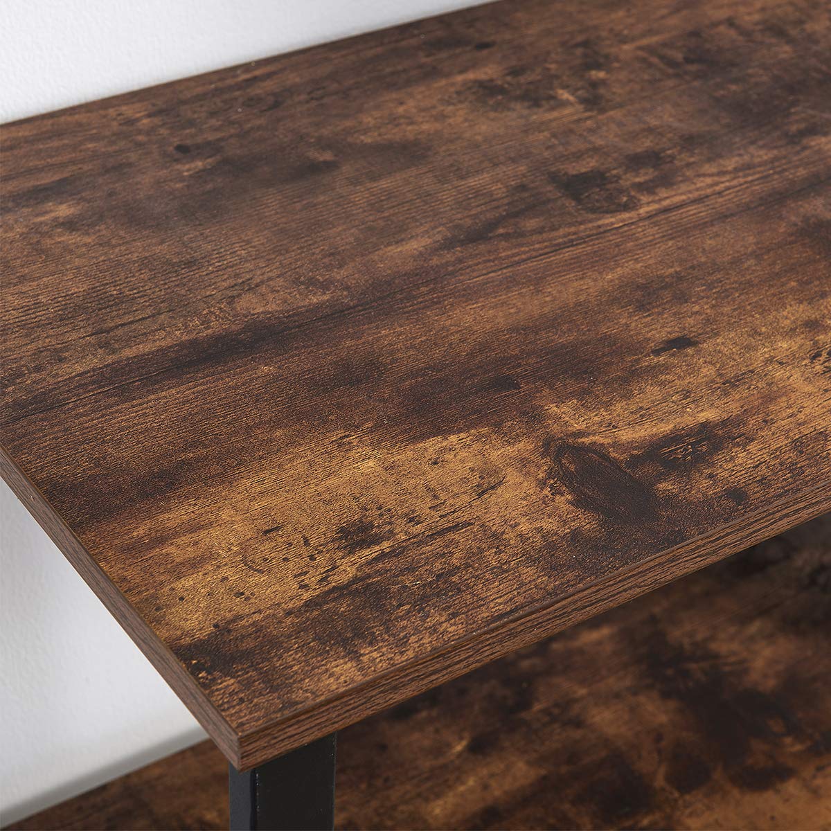 FELLYTN Console Tables for Entryway, Industrial Sofa Table with Metal