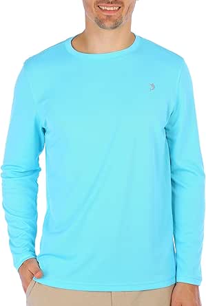 Amazon.com: Reel Legends Mens Freeline Solid Long Sleeve Shirt Large ...