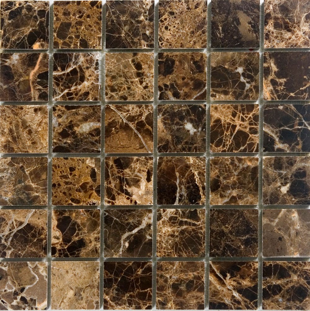 ED2X2 2x2 Emperador Dark Polished Marble