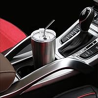 Vista 6 de Paquete de 3 tapas para vasos de 20 onzas, a prueba de derrames, resistente a salpicaduras, con pajilla, para estilo antiguo, tazas de 20 onzas, gris