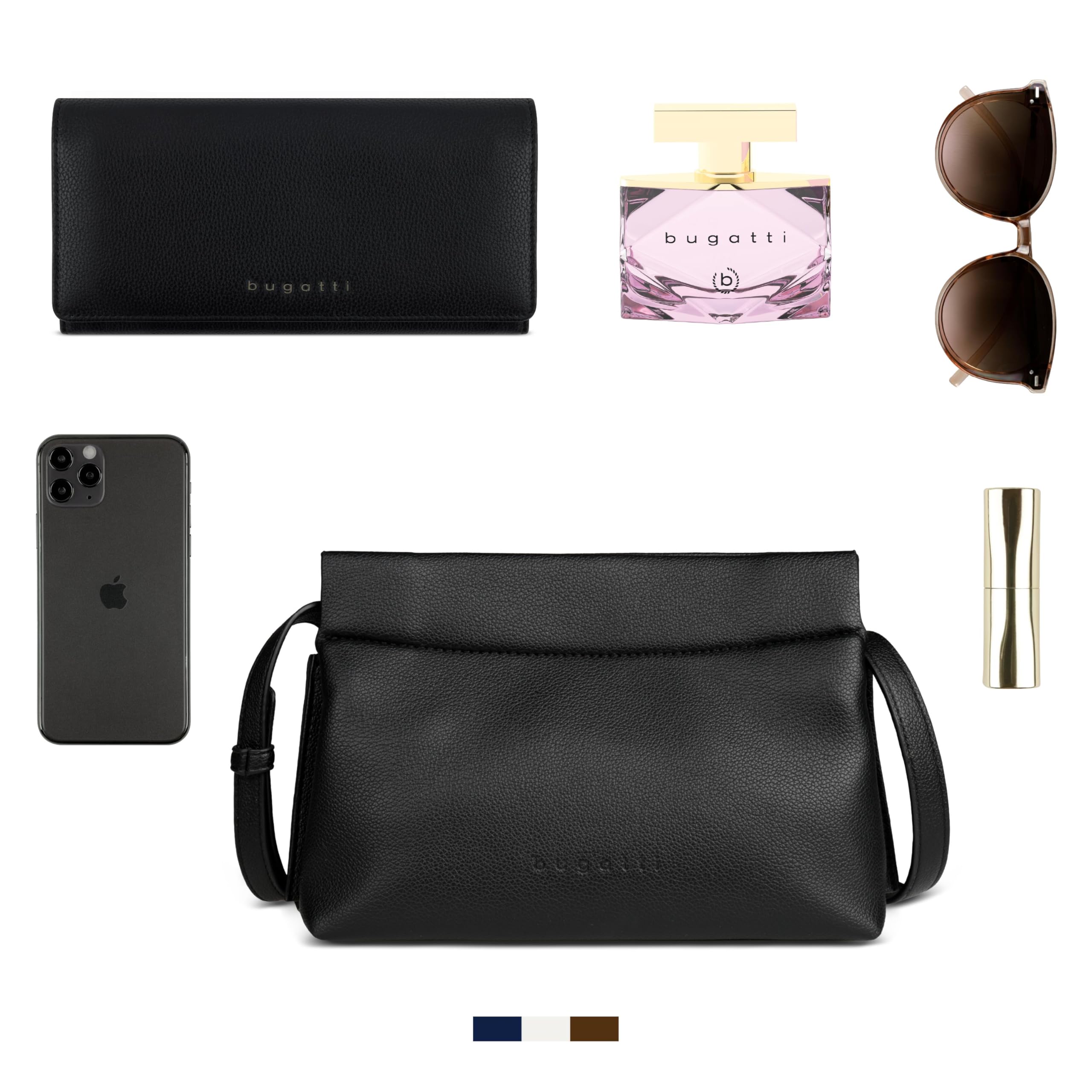 bugatti Mare 3.0 Crossbody-Tasche für Damen, elegante Clutch mit abnehmbarem Schulterriemen