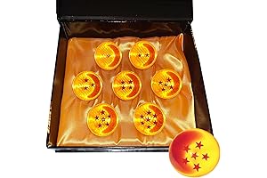 Dragon Ball Crystal Resin Star Balls Set | Anime Collectible Gift Box
