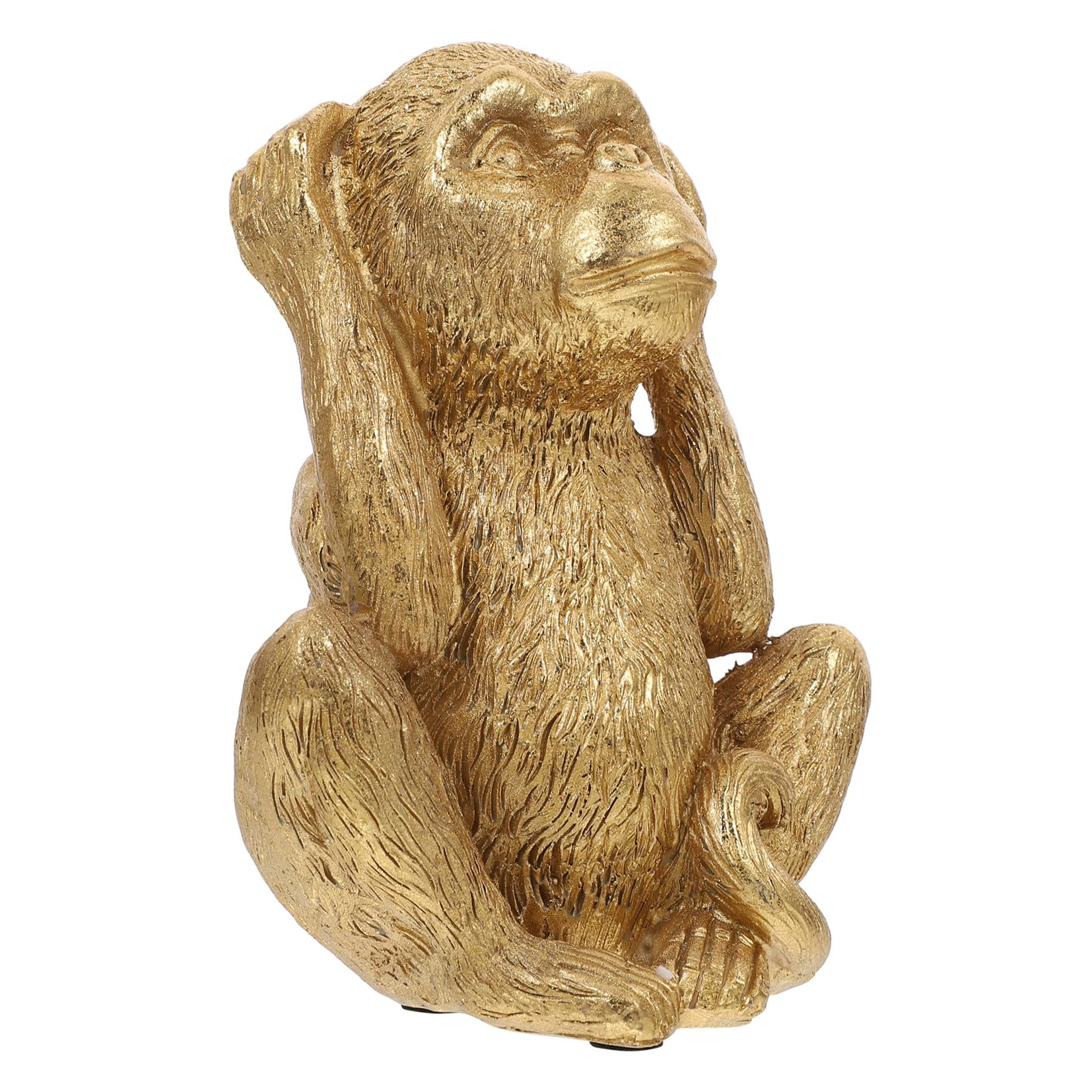 Sculpture de singe gain de place déco pour petit meuble de chambre