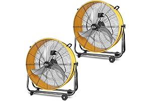 Simple Deluxe 24 Inch Barrel Fan: Industrial Power for Unrivaled Air Circulation