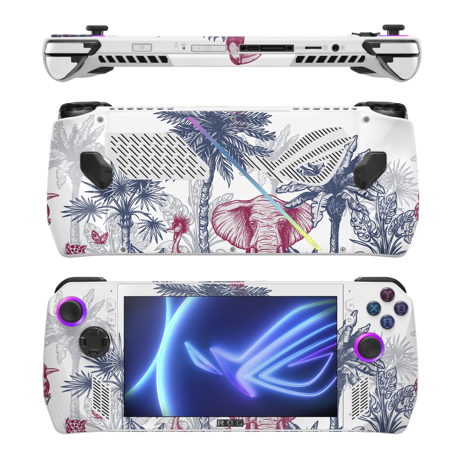 MightySkins Skin Compatible with Asus ROG Ally - Tropical Jungle | Protective, Durable, and Unique Vinyl Decal wrap Cover | Easy to Apply, Remove, and Change Styles