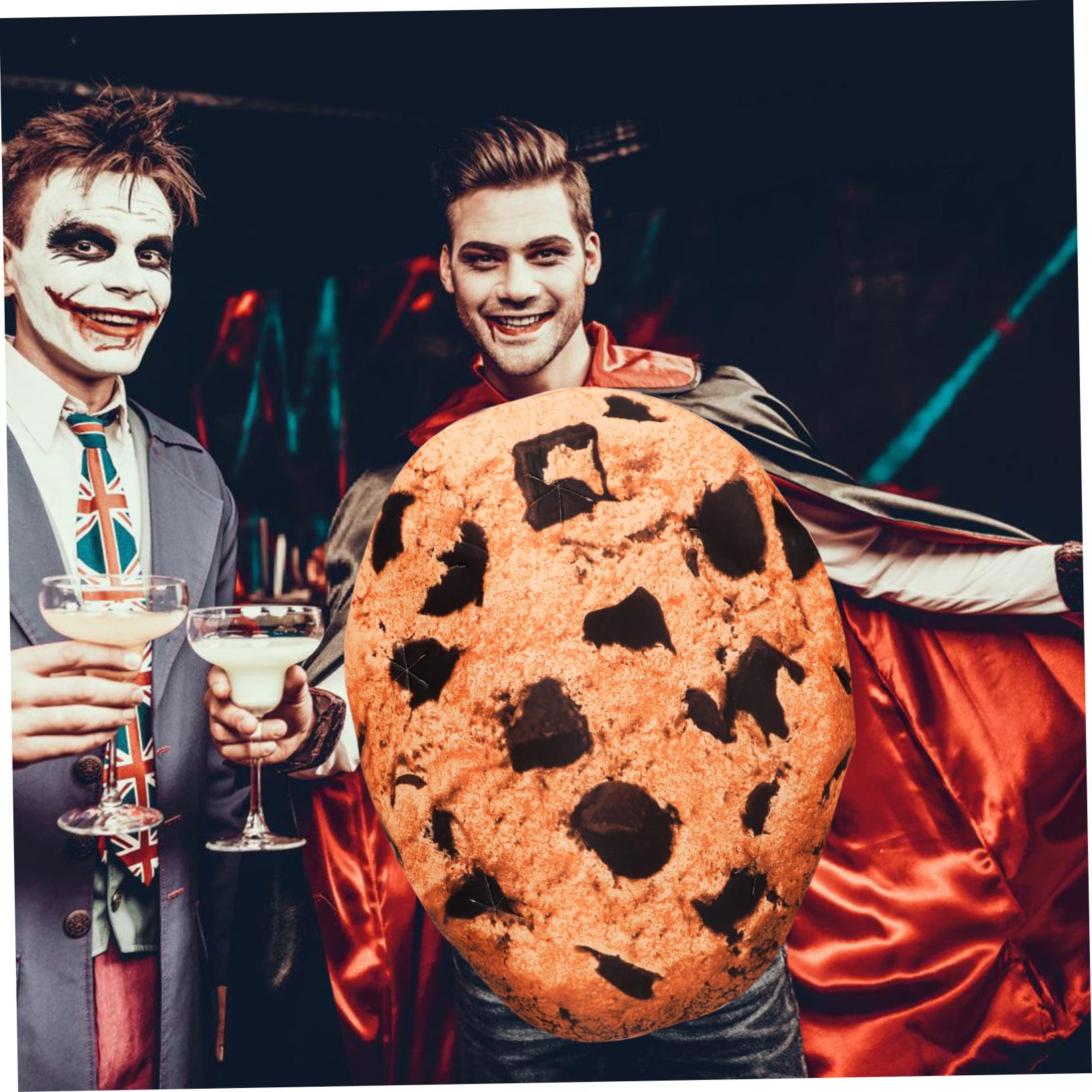 Healvian Costume Cosplay Biscotto Marrone Leggero per Halloween e Fotografia Design Simulato Biscotto e Stile Creativo e Decorativo